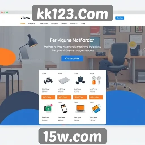 Interface do kk123.com é acessível para novos usuários